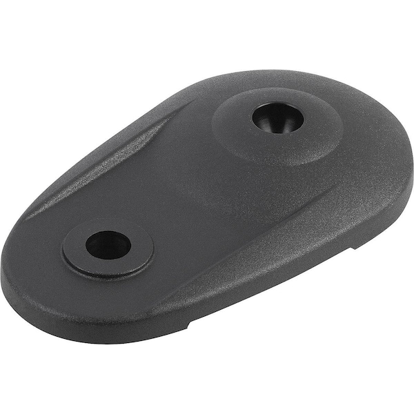 Plate With Extension, Form:D Thermoplastic, Anti-Slip Plate